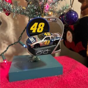 Jimmy Johnson #48 Collectible Lowe’s NASCAR 2005 Ornament with Race Car